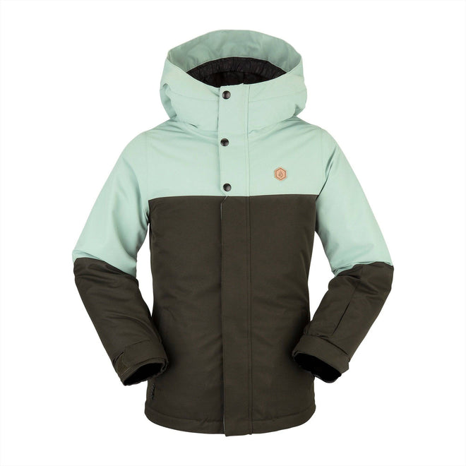 2022 Volcom Kids Sass'N'Frass Insulated Jacket in Mint - M I L O S P O R T