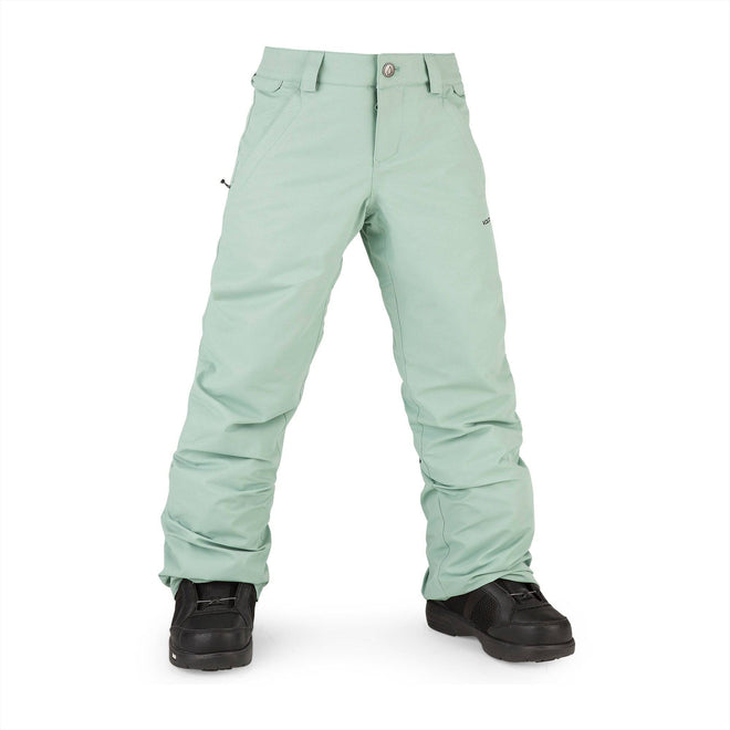 2022 Volcom Kids Frochickidee Insulated Snow Pant in Mint - M I L O S P O R T
