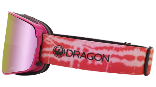 Dragon NFX2 Snow Goggle in the B4BC Frames with a Lumalens Pink Ion Lens with a Lumalens Dark Smoke Bonus Lens 2023 - M I L O S P O R T