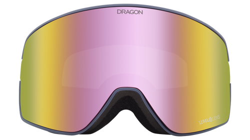 Dragon NFX2 Snow Goggle in the Fasani Signature Frames with a Lumalens Pink Ion Lens with a Lumalens Dark Smoke Bonus Lens 2023 - M I L O S P O R T