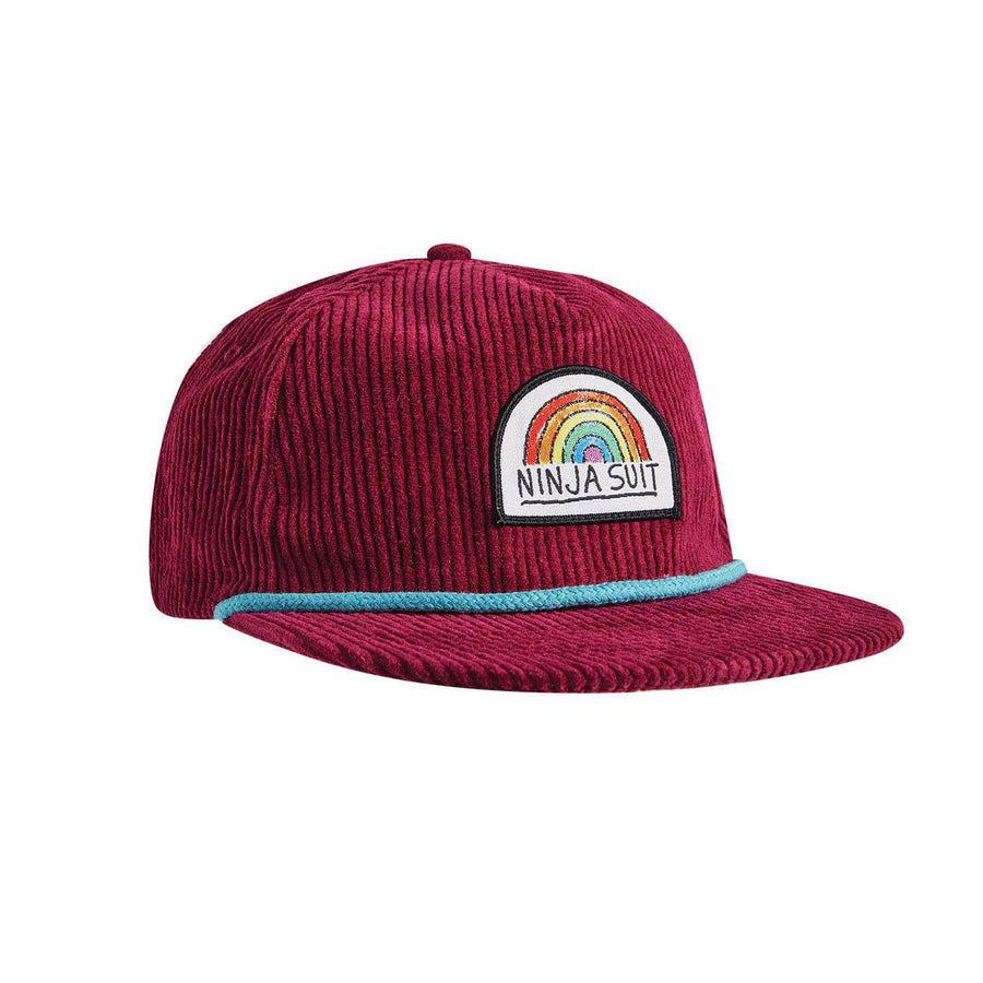 Airblaster Ninja Surf Club Corduroy Hat in Plum 2023