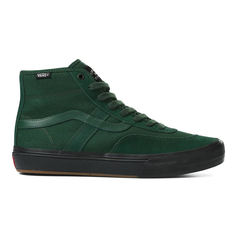 Vans Crockett High Pro in Dark Green and Black - M I L O S P O R T