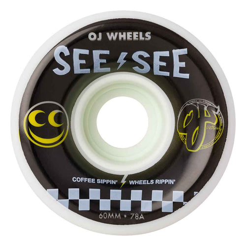 OJ Super Juice Skateboard Kimbel See See Skate Wheel in Black 60mm 78a - M I L O S P O R T