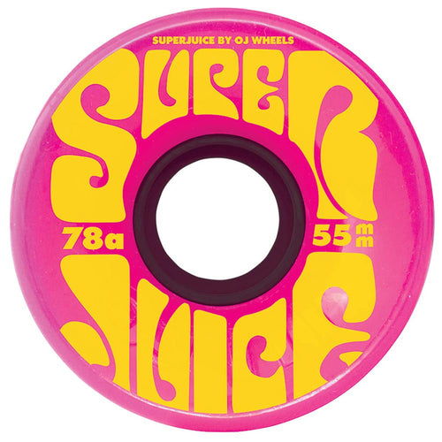 OJ Mini Super Juice Skateboard Wheel in Pink 55mm 78a - M I L O S P O R T