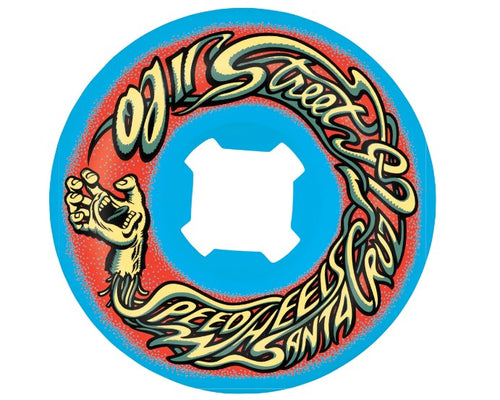 OJ Wheels OJ II Street Speedwheels Reissue Skate Wheels in Blue 92A