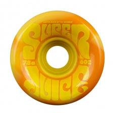 OJ Wheels 60mm Danny Dicola Super Juice Skate Wheel in Yellow Swirl 78a - M I L O S P O R T