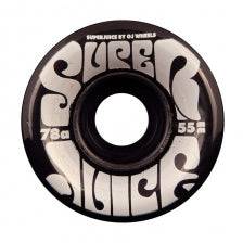 OJ Wheels 55mm Mini Super Juice Skate Wheel in Trans Black 78a - M I L O S P O R T