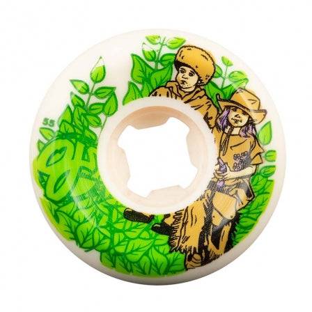 OJ Wheels 55mm Nora the Explora Elite White Hardline 101a Skate Wheels - M I L O S P O R T