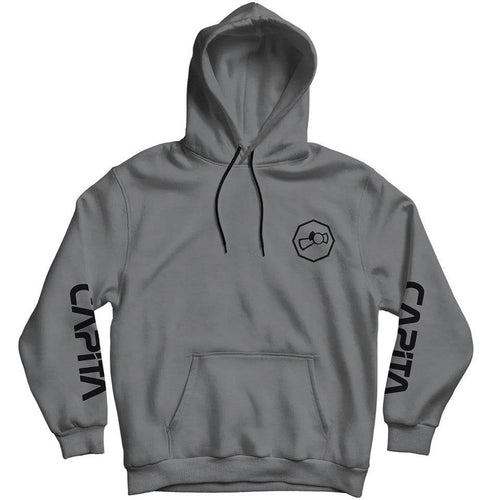 Capita Octa Hooded Fleece Sweatshirt in Grey 2023