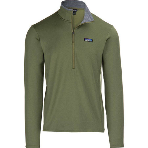 2022 Patagonia Mens R1 Daily Zip Neck Fleece in Palo Green - M I L O S P O R T