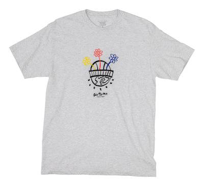 2022 Autumn Picture Peace Tee in Ash Grey - M I L O S P O R T
