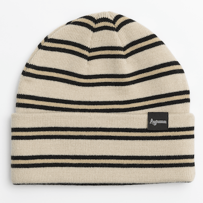 2022 Autumn Surplus Prep Stripe Beanie in Natural