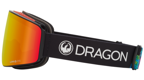 Dragon PXV Snow Goggle in the Thermal Frames with a Lumalens Red Ion Lens with a Lumalens Rose Bonus Lens 2023