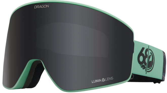 Dragon PXV2 Snow Goggle in the 686 Colab Frames with a Lumalens Dark Smoke Lens with a Lumalens Yellow Bonus Lens 2023 - M I L O S P O R T