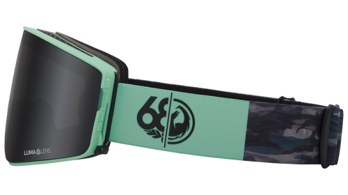 Dragon PXV2 Snow Goggle in the 686 Colab Frames with a Lumalens Dark Smoke Lens with a Lumalens Yellow Bonus Lens 2023