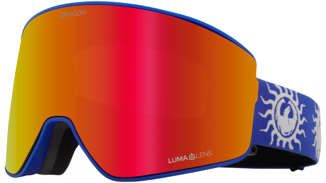 Dragon PXV2 Snow Goggle in the Danny Davis Signature Frames with a Lumalens Red Ion Lens with a Lumalens Amber Bonus Lens 2023 - M I L O S P O R T