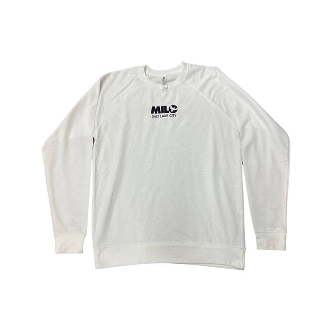 Milosport Club Crew Sweatshirt in Creme and Black - M I L O S P O R T
