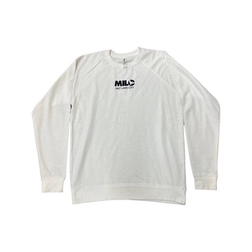Milosport Club Crew Sweatshirt in Creme and Black