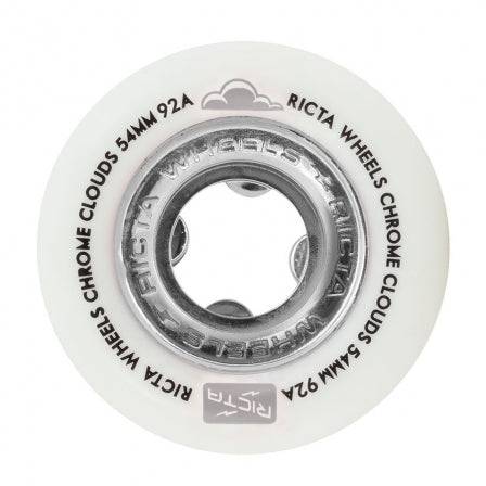 Ricta Wheels Chrome Clouds in Black 92a Skate Wheels
