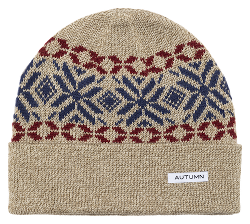 Autumn Roots Beanie In Oatmeal - M I L O S P O R T