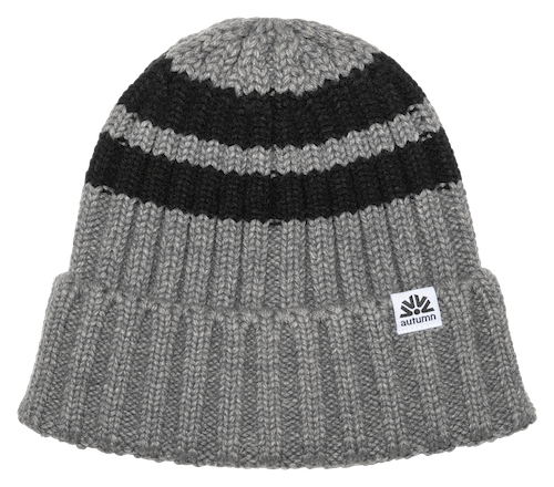 Autumn Rugby Beanie In Dark Grey - M I L O S P O R T