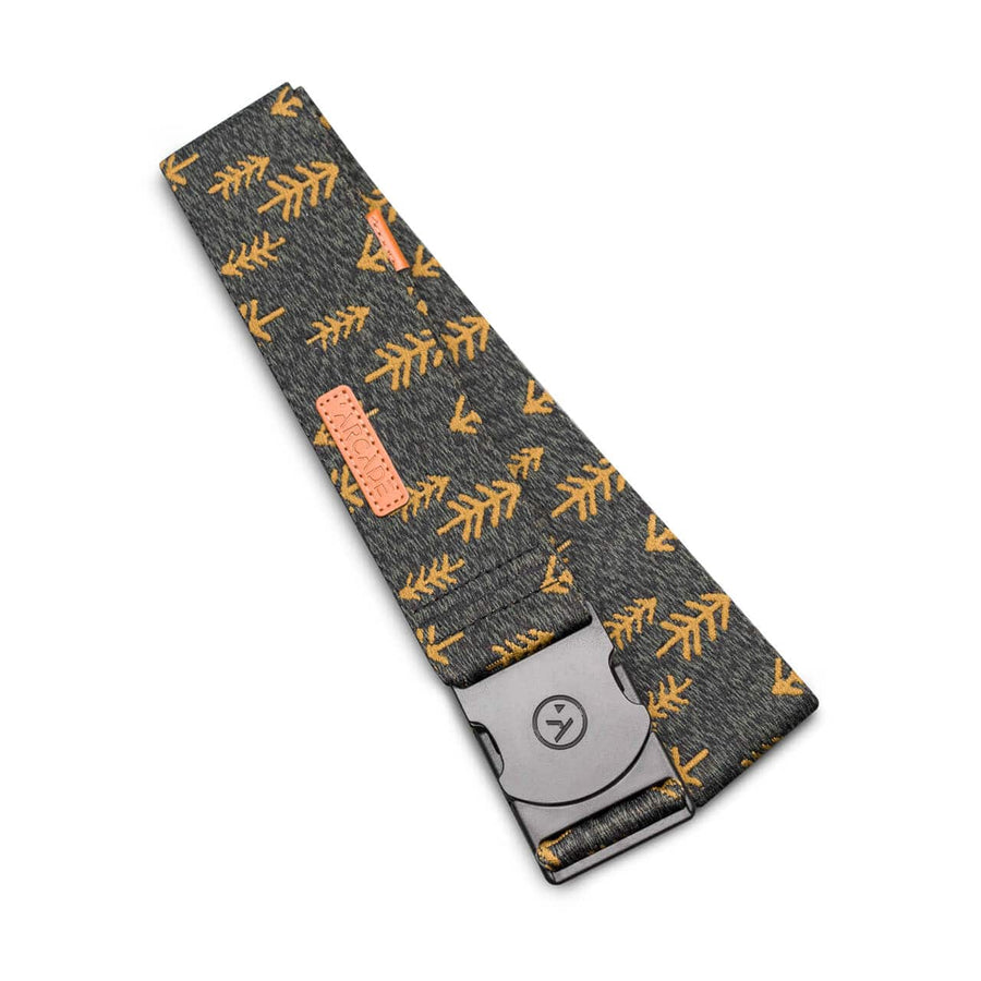 Arcade Ranger Belt in Heather Green and Metal Brown