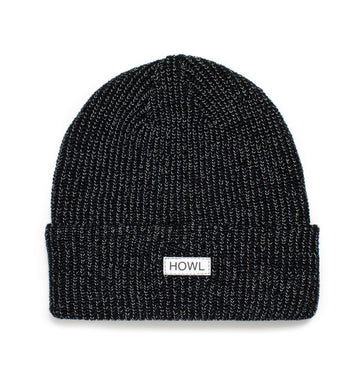 2022 Howl 3M Reflective Beanie in Black