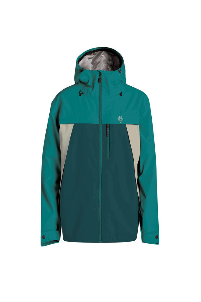 Airblaster Sassy Beast Jacket in Teal and Spruce 2023 - M I L O S P O R T