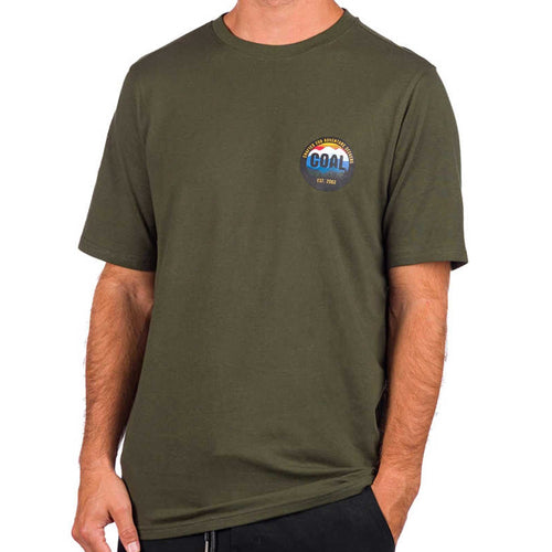 Coal Seeker Men's T-Shirt in Green - M I L O S P O R T