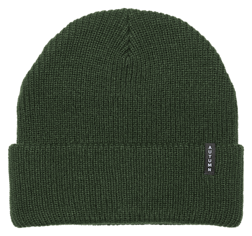 Autumn Select Beanie In Dark Green - M I L O S P O R T