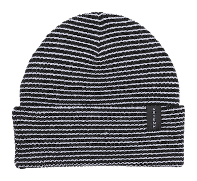 2022 Autumn Select Stripe Beanie in Black - M I L O S P O R T