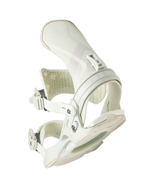2022 Arbor Sequoia Womens Snowboard Bindings in Marie France Roy White - M I L O S P O R T