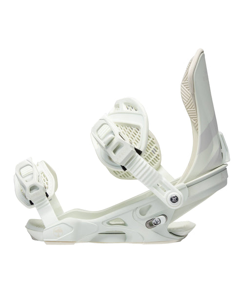 2022 Arbor Sequoia Womens Snowboard Bindings in Marie France Roy White - M I L O S P O R T
