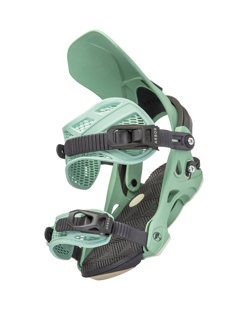 2022 Arbor Sequoia Womens Snowboard Bindings in Mint Frost - M I L O S P O R T