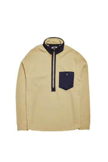 2022 Airblaster Sherpa Half Zip Jacket in Sand