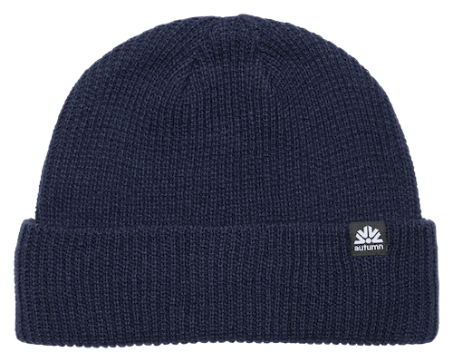 Autumn Simple Beanie In Navy - M I L O S P O R T