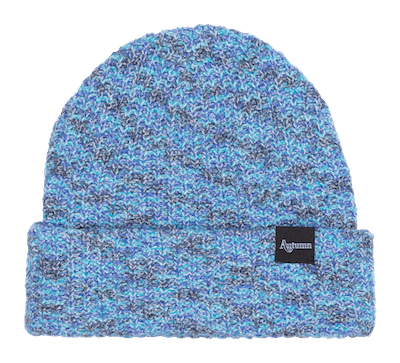 2022 Autumn Simple Sustainable Beanie in Blue Marl - M I L O S P O R T