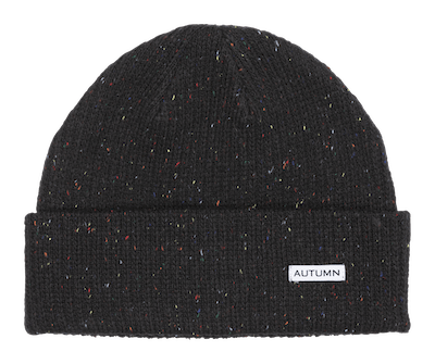 2022 Autumn Select Speckled Beanie in Black