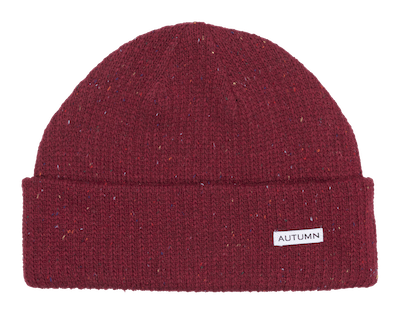 2022 Autumn Select Speckled Beanie in Burgundy - M I L O S P O R T