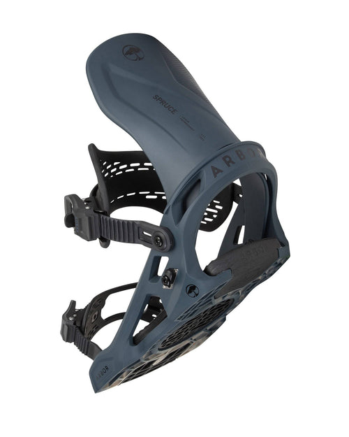 2022 Arbor Spruce Snowboard Bindings in Navy Blue - M I L O S P O R T