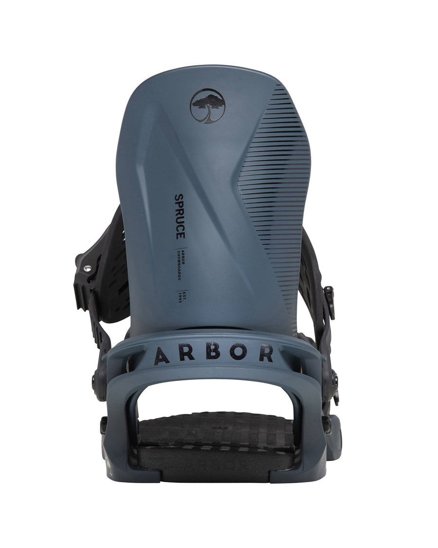 2022 Arbor Spruce Snowboard Bindings in Navy Blue view two