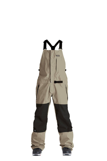 2022 Airblaster Stretch Krill Bib Snow Pant in Goat Black
