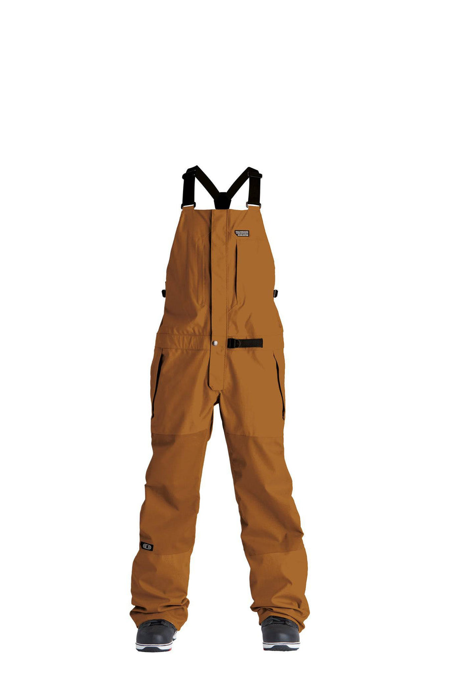 2022 Airblaster Stretch Krill Bib Snow Pant in Grizzly