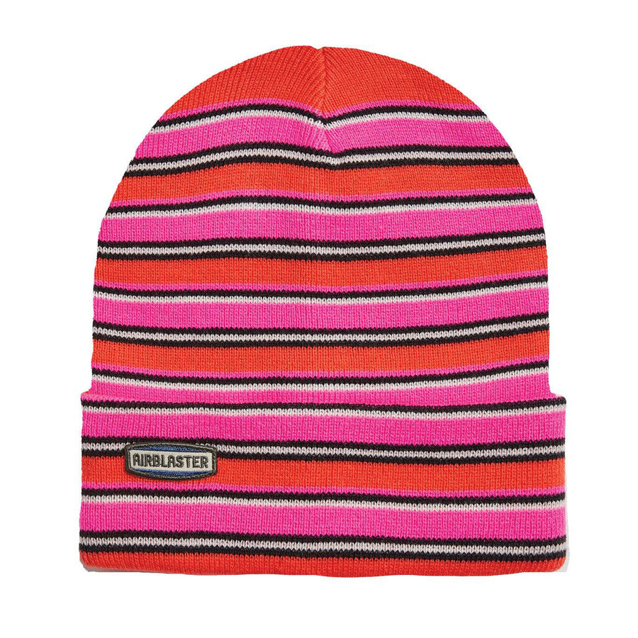 Airblaster Stripe Beanie in Hot 2023