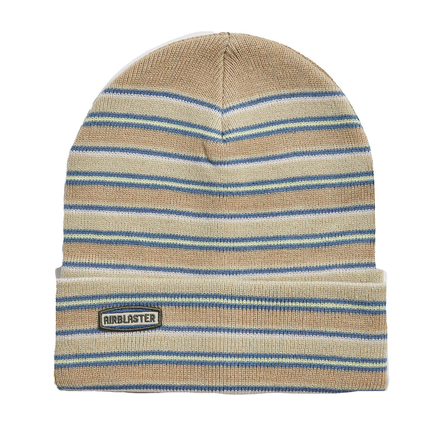 Airblaster Stripe Beanie in Sand 2023