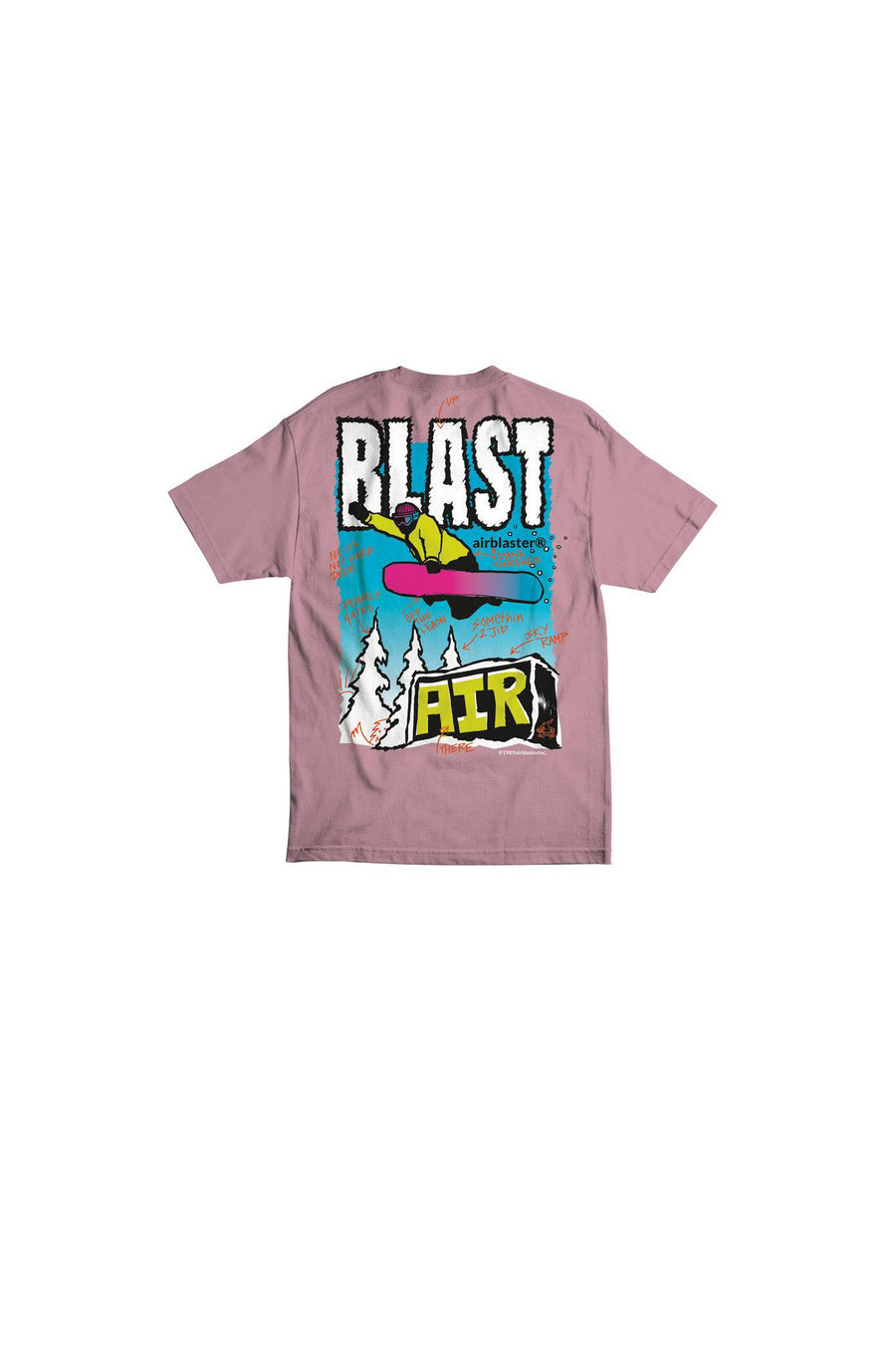 Airblaster Style Correct T Shirt in Petal 2023