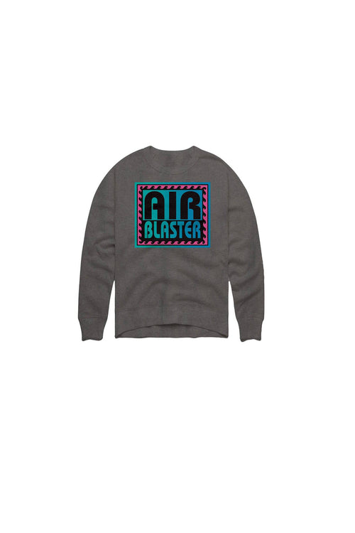 Airblaster Surf Stack Crew Sweatshirt in Charcoal 2023