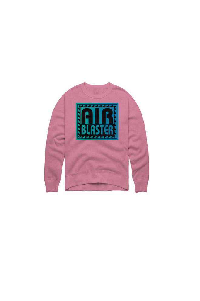 Airblaster Surf Stack Crew Sweatshirt in Pigment Pink 2023 - M I L O S P O R T