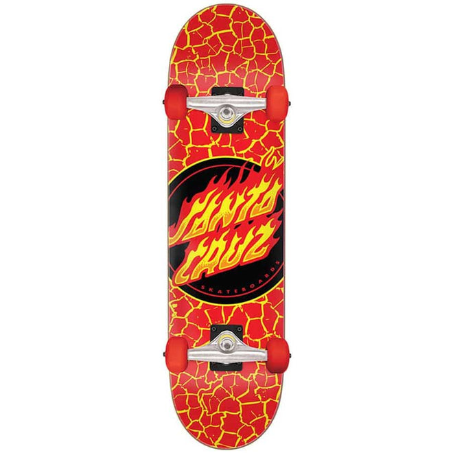 Santa Cruz Flame Dot Large Complete Skateboard Deck in 8.25" - M I L O S P O R T