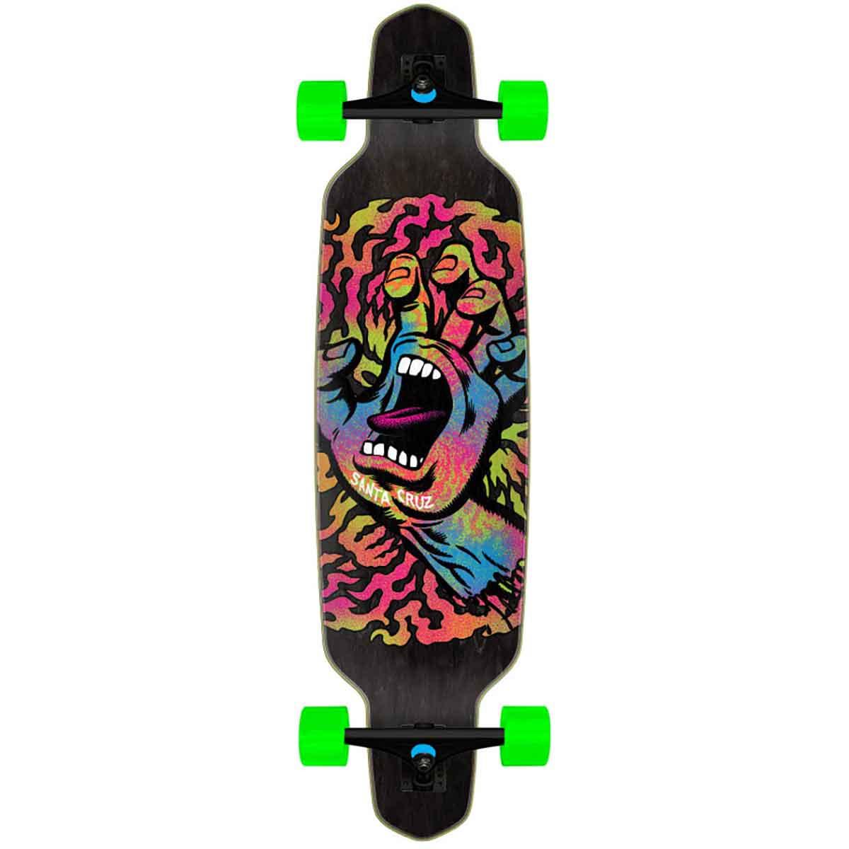 Santa Cruz Rainbow Obscure Hand Street Cruzer Complete Skateboard - M I L O S P O R T